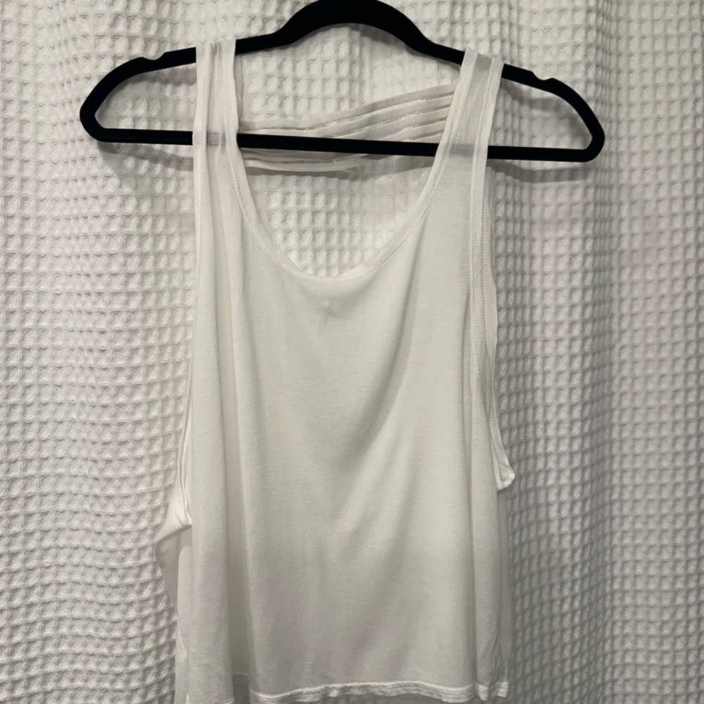 ALO Yoga White Tank Top